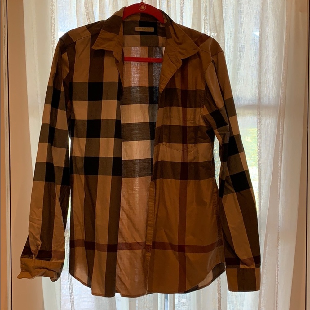 Plaid button down